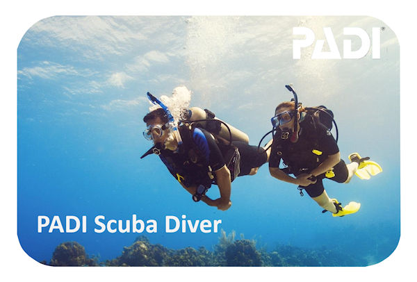PADI Scuba Diver Kurs