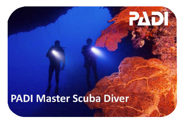PADI Master Scuba Diver Kurs