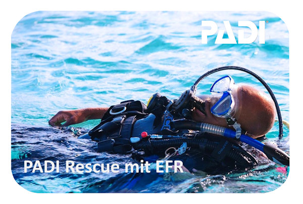 PADI Rescuekurs mit EFR