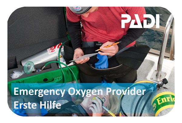 PADI Spezialkurs Emergency Oxygen Provider Kurs