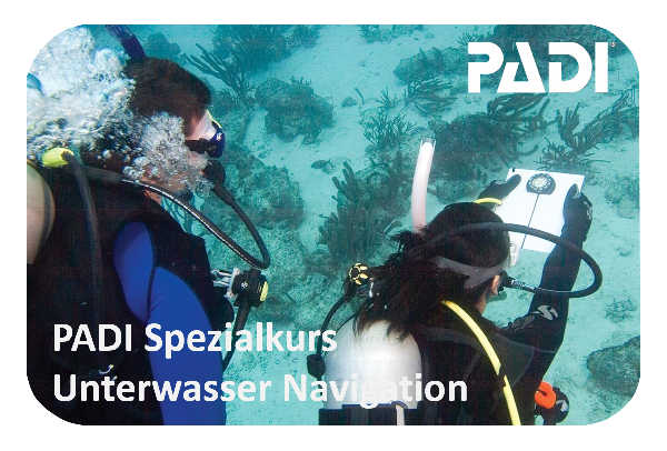 PADI Spezialkurs Unterwassernavigator